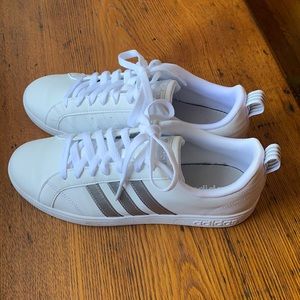 Adidas White Leather Skate Shoes